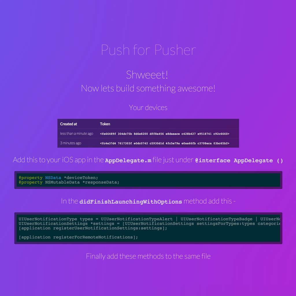Push for Pusher